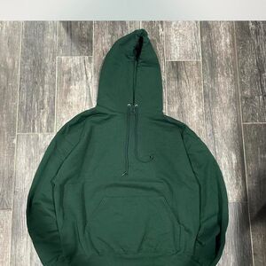 Jerzees Men's Green Hoodie